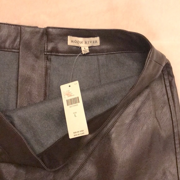 ANTHROPOLOGIE Hallie Faux Leather Mini Skirt - Picture 7 of 9